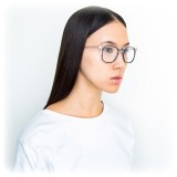 Linda Farrow - Occhiali da Vista D-Frame 178 C16 - Chiaro e Nero - Linda Farrow Eyewear