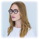 Linda Farrow - Occhiali da Vista Ovali 530 C1 - Nero - Linda Farrow Eyewear