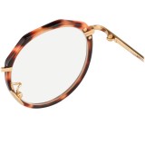 Linda Farrow - 367 C3 Oval Optical Frames - Ash - Linda Farrow Eyewear