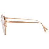 Linda Farrow - 825 C10 Oval Optical Frames - Optical Lens in Rose Gold Frame - Linda Farrow Eyewear