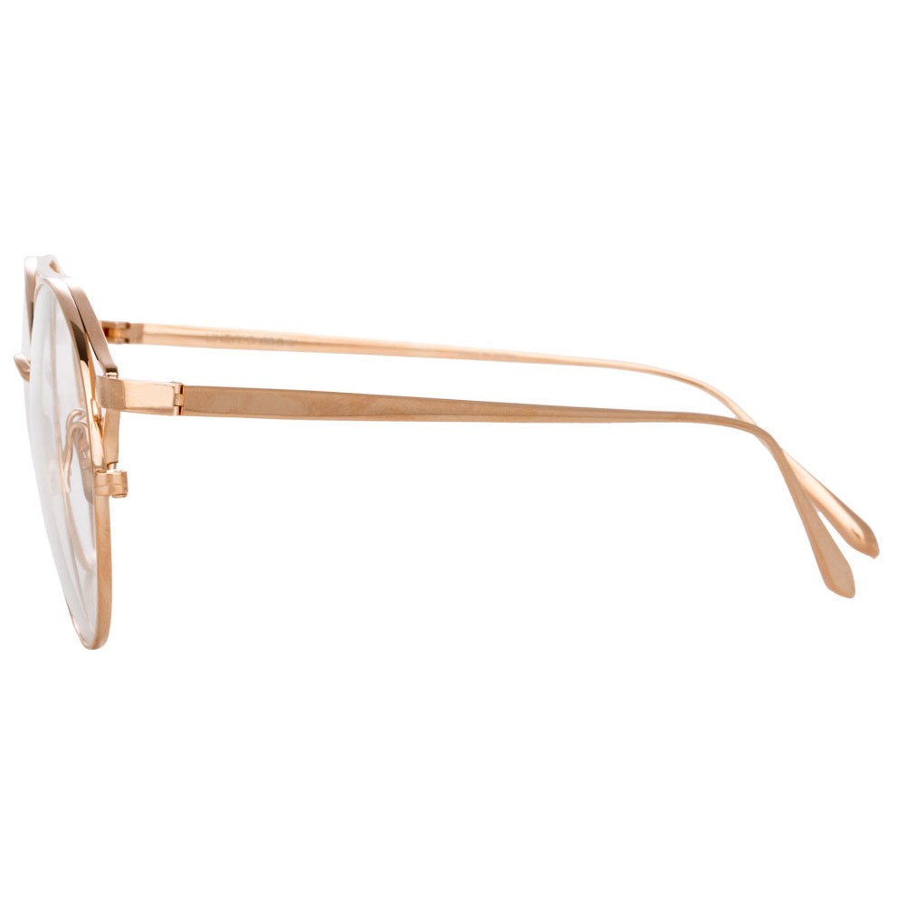 Linda Farrow - 825 C10 Oval Optical Frames - Optical Lens in Rose Gold ...