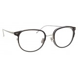 Linda Farrow - 814 C3 Square Optical Frames - Optical Lens in Black Frame - Linda Farrow Eyewear