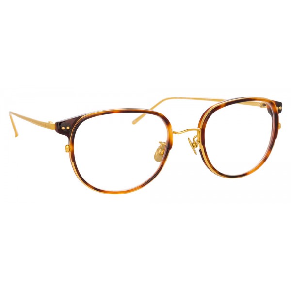 Linda Farrow - Occhiali da Vista Quadrati 814 C2 - Lente Ottica in Cornice Tartaruga - Linda Farrow Eyewear