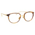 Linda Farrow - 814 C2 Square Optical Frames - Optical Lens in Tortoise Frame - Linda Farrow Eyewear