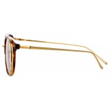 Linda Farrow - 814 C2 Square Optical Frames - Optical Lens in Tortoise Frame - Linda Farrow Eyewear