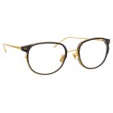 Linda Farrow - 814 C1 Square Optical Frames - Optical Lens in Black Frame - Linda Farrow Eyewear