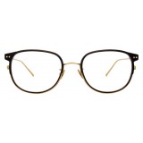 Linda Farrow - 814 C1 Square Optical Frames - Optical Lens in Black Frame - Linda Farrow Eyewear