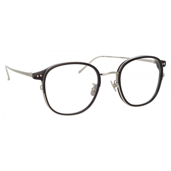 Linda Farrow - Occhiali da Vista Ovali 803 C8 - Lente Ottica in Cornice Nera - Linda Farrow Eyewear