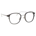 Linda Farrow - Occhiali da Vista Ovali 803 C8 - Lente Ottica in Cornice Nera - Linda Farrow Eyewear