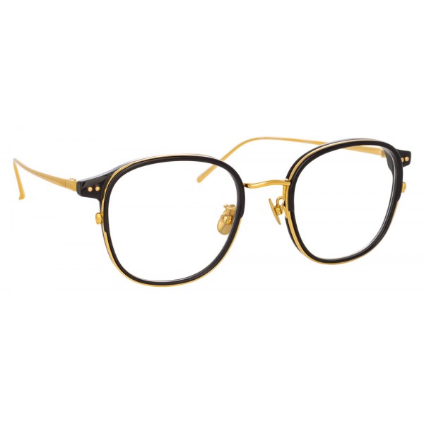 Linda Farrow - Occhiali da Vista Ovali 803 C5 - Lente Ottica in Cornice Nera - Linda Farrow Eyewear