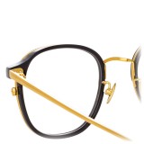 Linda Farrow - 803 C5 Oval Optical Frames - Optical Lens in Black Frame - Linda Farrow Eyewear