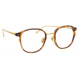 Linda Farrow - 803 C6 Oval Optical Frames - Optical Lens in Tortoise Frame - Linda Farrow Eyewear