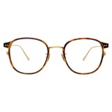 Linda Farrow - 803 C6 Oval Optical Frames - Optical Lens in Tortoise Frame - Linda Farrow Eyewear