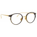 Linda Farrow - 802 C9 Oval Optical Frames - Optical Lens in Black Frame - Linda Farrow Eyewear