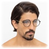 Linda Farrow - 801 C9 Round Optical Frames - Optical Lens in Black Frame - Linda Farrow Eyewear