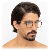 Linda Farrow - 801 C10 Round Optical Frames - Optical Lens in Tortoise Frame - Linda Farrow Eyewear