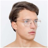 Linda Farrow - Occhiali da Vista Aviator 744 C11 - Oro Rosa e Oro Bianco - Linda Farrow Eyewear