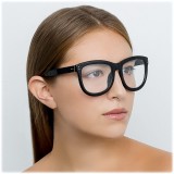 Linda Farrow - 712 C11 D-Frame Optical - Black - Linda Farrow Eyewear