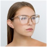 Linda Farrow - Occhiali da Vista D-Frame 712 C14 - Cenere - Linda Farrow Eyewear