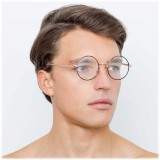 Linda Farrow - 749 C4 Round Optical Frames - Rose Gold and Turtle - Linda Farrow Eyewear