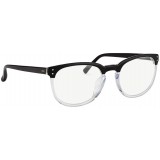 Linda Farrow - 381 C12 D-Frame Optical - Black and Clear - Linda Farrow Eyewear