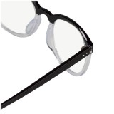 Linda Farrow - Occhiali da Vista D-Frame 381 C12 - Nero e Chiaro - Linda Farrow Eyewear