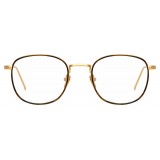 Linda Farrow - 719 C2 Square Optical Frames - Yellow Gold & Tortoiseshell - Linda Farrow Eyewear