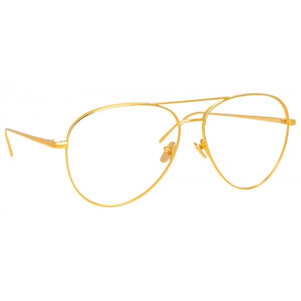 Linda Farrow - Occhiali da Vista Aviator 751 C1 - Oro Giallo - Linda Farrow Eyewear