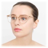 Linda Farrow - 722 C12 Aviator Optical Frames - Ash - Linda Farrow Eyewear