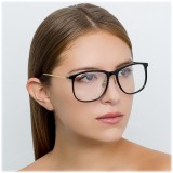 Linda Farrow - Occhiali da Vista D-Frame 716 C1 - Nero - Linda Farrow Eyewear