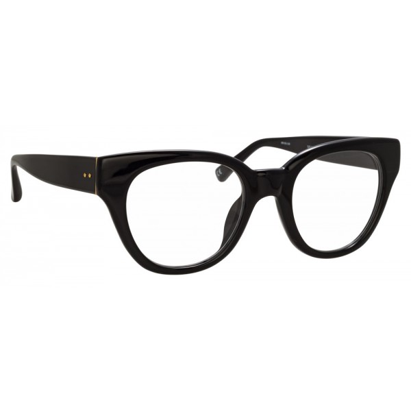 Linda Farrow - 653 C8 D-Frame Optical - Black - Linda Farrow Eyewear
