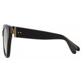 Linda Farrow - 653 C8 D-Frame Optical - Black - Linda Farrow Eyewear