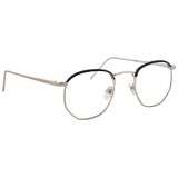 Linda Farrow - Occhiali da Vista Angolari 586 C3 - Oro Bianco - Linda Farrow Eyewear