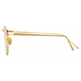 Linda Farrow - 743 C8 Rectangular Optical Frames - Yellow Gold and White Gold - Linda Farrow Eyewear