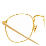 Linda Farrow - 743 C8 Rectangular Optical Frames - Yellow Gold and White Gold - Linda Farrow Eyewear