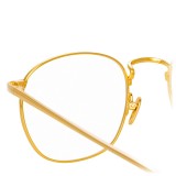 Linda Farrow - Occhiali da Vista Rettangolari 743 C8 - Oro Giallo e Oro Bianco - Linda Farrow Eyewear