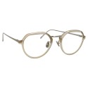 Linda Farrow - 717 C9 Oval Optical Frames - Truffle - Linda Farrow Eyewear