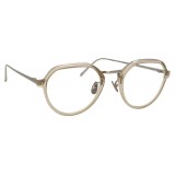 Linda Farrow - 717 C9 Oval Optical Frames - Truffle - Linda Farrow Eyewear