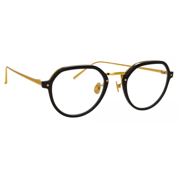 Linda Farrow - Occhiali da Vista Ovali 717 C6 - Nero - Linda Farrow Eyewear