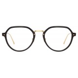 Linda Farrow - 717 C6 Oval Optical Frames - Black - Linda Farrow Eyewear