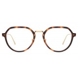 Linda Farrow - 717 C8 Oval Optical Frames - Tortoiseshell - Linda Farrow Eyewear