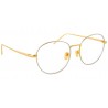 Linda Farrow - 746 C7 Oval Optical Frames - Yellow Gold and White Gold - Linda Farrow Eyewear