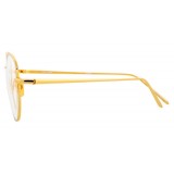 Linda Farrow - 746 C7 Oval Optical Frames - Yellow Gold and White Gold - Linda Farrow Eyewear