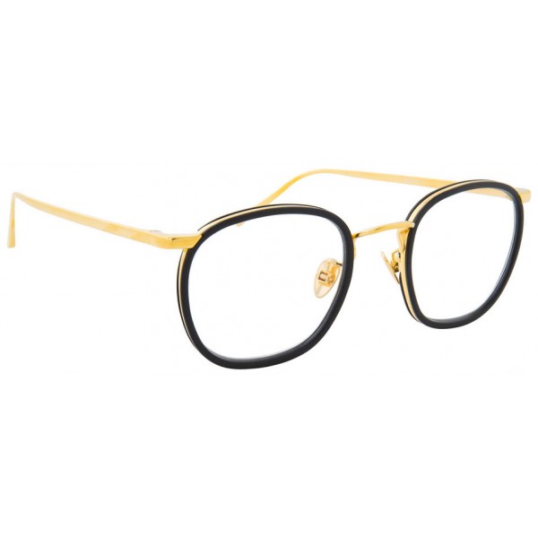 Linda Farrow - 562 C8 Oval Optical Frames - Black - Linda Farrow Eyewear