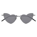 Yves Saint Laurent - Occhiali da Sole New Wave Loulou 254 Cuore Argentati - Occhiali da Sole - Yves Saint Laurent Eyewear