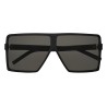 Yves Saint Laurent - Occhiali da Sole New Wave 183 Betty Small Neri in Acetato e Lenti Grigie - Saint Laurent Eyewear