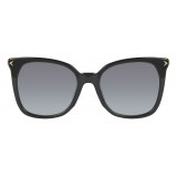 Givenchy - Black Acetate Sunglasses with Gold Finished Metal Bars - Sunglasses - Givenchy Eyewear