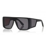 Tom Ford - Atticus Sunglasses - Occhiali da Sole in Acetato Oversize Rettangolari - FT0710 - Nero - Tom Ford Eyewear