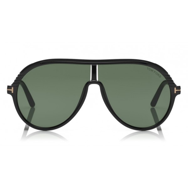 Tom Ford - Montgomery Sunglasses - Occhiali da Sole Pilot in Acetato - FT0647 - Nero - Tom Ford Eyewear