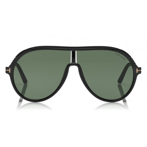 Tom Ford - Montgomery Sunglasses - Pilot Acetate Sunglasses - FT0647 - Black - Tom Ford Eyewear